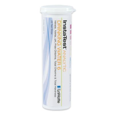 2933-G TIRAS REACTIVAS INSTA-TEST® 6 PARÁMETROS (CLORO LIBRE Y TOTAL, PH, DUREZA, NITRATO, NITRITO)