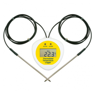 296111 REGISTRADOR DE DATOS THERMADATA TD2F,LCD CON DOS SENSORES FIJOS EXTERNOS