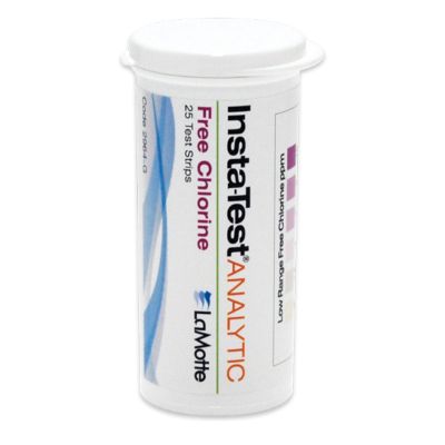 2964-G TIRAS REACTIVAS INSTA-TEST® CLORO LIBRE RANGO BAJO 0-10 PPM (25 TEST)