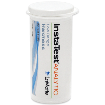 2981 TIRAS REACTIVAS DUREZA TOTAL RANGO BAJO 0-180 ppm