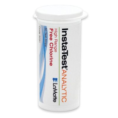 3031 TIRAS REACTIVAS INSTA-TEST® CLORO LIBRE RANGO ALTO 0-800 PPM (50 TEST)