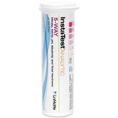 3038-G TIRAS REACTIVAS INSTA-TEST® DE NITRATO, NITRITO, PH, ALCALINIDAD Y DUREZA TOTAL