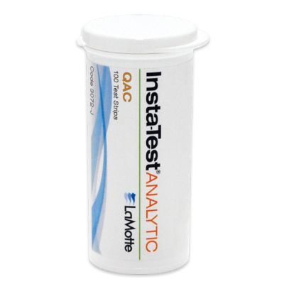 3072-J TIRAS REACTIVAS AMONIO CUATERNARIO (QAC) 0-500 PPM (100 TEST)