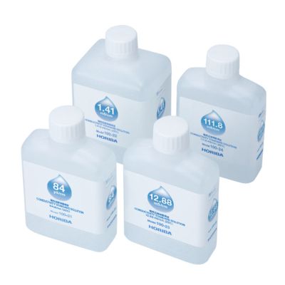 3200738718 SET DE SOLUCIONES DE CALIBRACIÓN PARA CONDUCTIVIDAD (84 µS/CM, 1413 µS/CM, 12.88 MS/CM, 111.8 MS/C) HORIBA