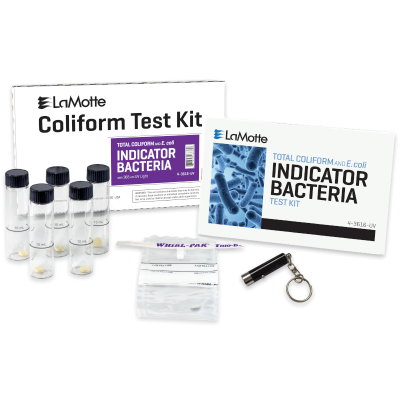 4-3616-UV TEST KIT INDICADOR BACTERIAL DE COLIFORMES TOTALES/E. COLI