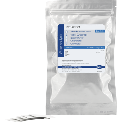 936221 REACTIVOS DPD VISOCOLOR PP CLORO TOTAL (0.03-6.00 MG/L), POLVO, #100 TESTS