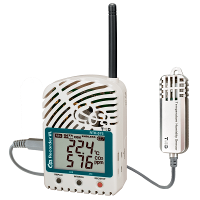 RTR-576-S REGISTRADOR DE TEMPERATURA, HUMEDAD Y CO2 SERIE 500