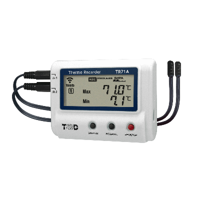TR71A REGISTRADOR DE TEMPERATURA BLUETOOTH®/WIRELESS LAN
