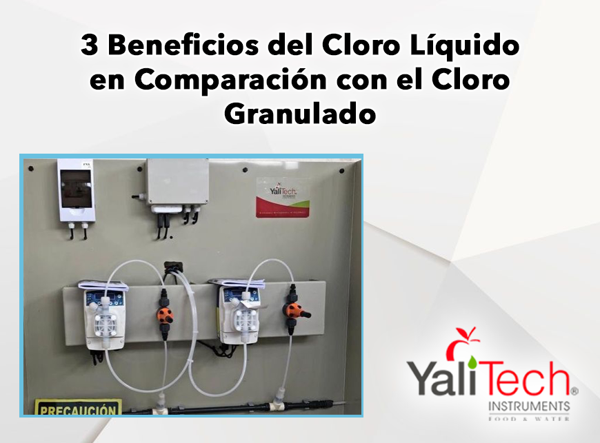 3 BENEFICIOS DEL CLORO LÍQUIDO EN COMPARACIÓN CON EL CLORO GRANULADO