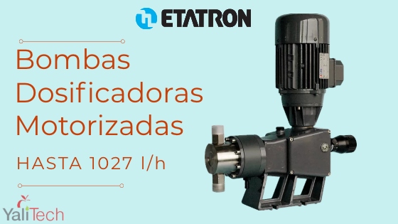 Bombas dosificadoras motorizadas ETATRON