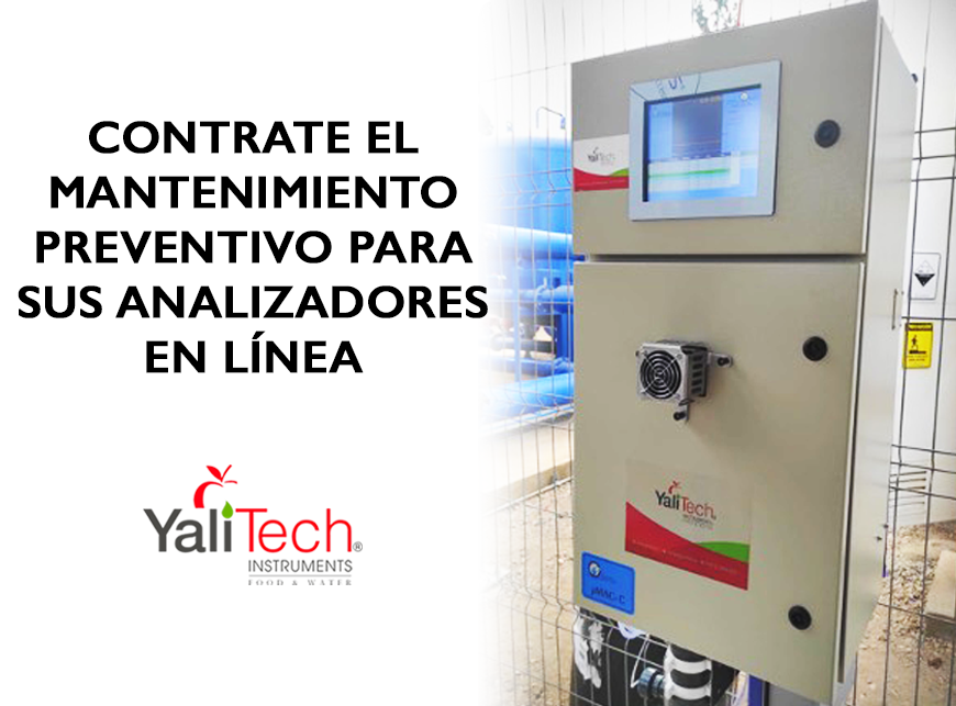 CONTRATE EL MANTENIMIENTO PREVENTIVO PARA SUS ANALIZADORES EN LÍNEA
