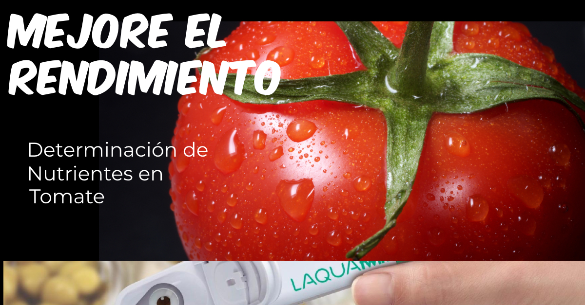 Determinación de la concentración de nutrientes en solución de suelo y savia de tomate