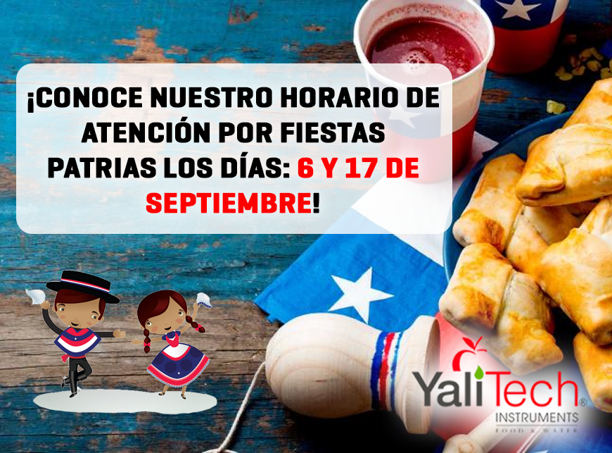 ¡CONOCE NUESTRO HORARIO DE ATENCIÓN POR FIESTAS PATRIAS LOS DÍAS: 6 Y 17 DE SEPTIEMBRE!