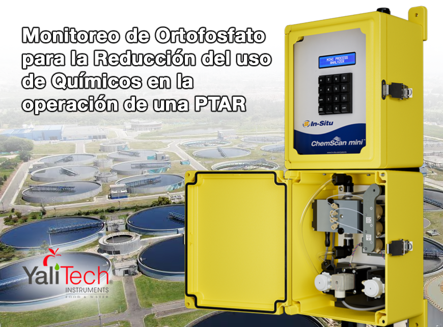 MONITOREO DE ORTOFOSFATO PARA LA REDUCCIÓN DEL USO DE QUÍMICOS EN LA OPERACIÓN DE UNA PLANTA DE TRATAMIENTOS DE AGUAS RESIDUALES