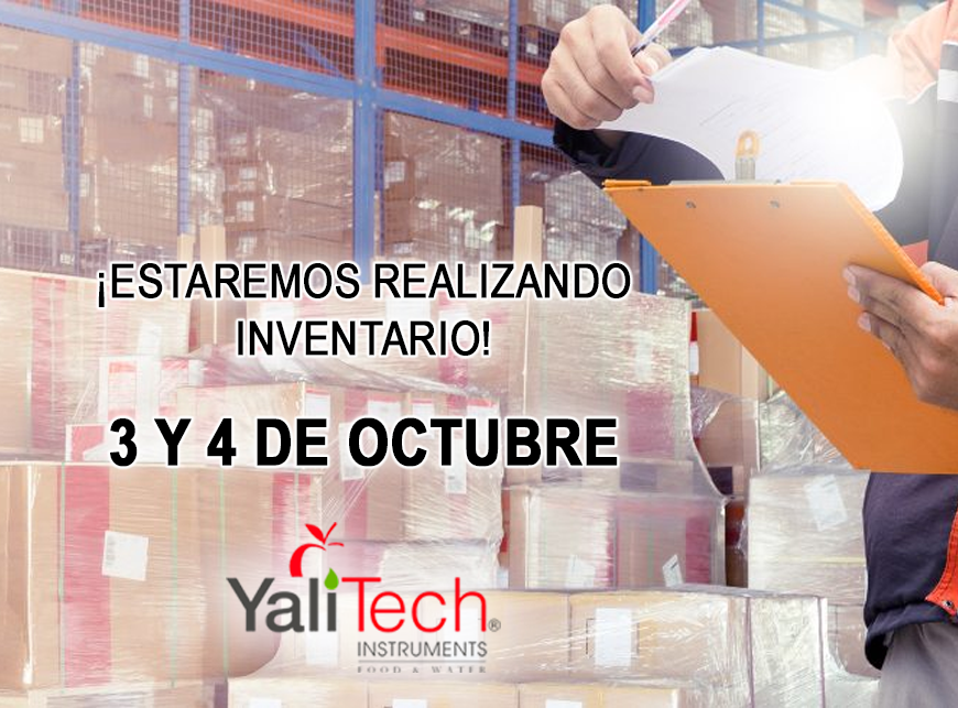 ¡ESTAREMOS REALIZANDO INVENTARIO! 3 Y 4 DE OCTUBRE