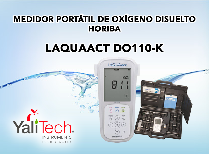 MEDIDOR PORTÁTIL DE OXÍGENO DISUELTO HORIBA LAQUAACT DO110-K