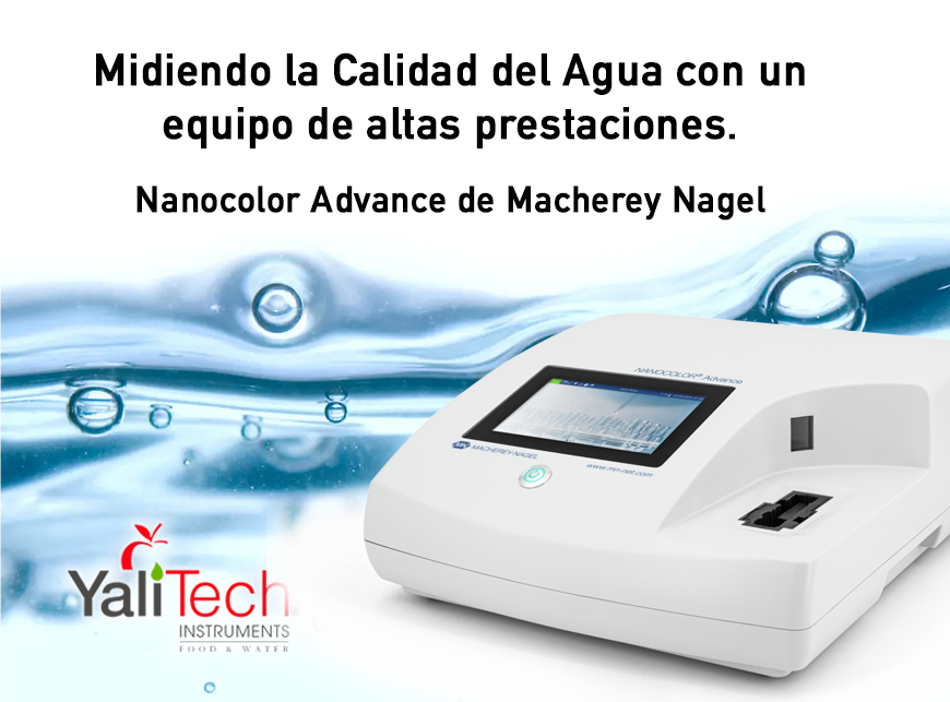 MIDIENDO LA CALIDAD DEL AGUA CON UN EQUIPO DE ALTAS PRESTACIONES. NANOCOLOR ADVANCE DE MACHEREY NAGEL