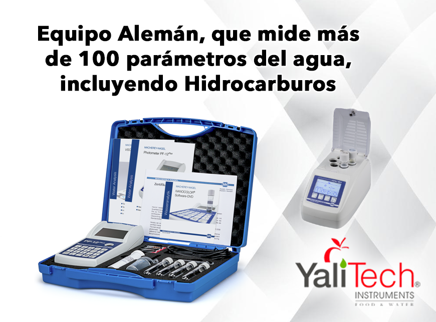 EQUIPO ALEMÁN, QUE MIDE MÁS DE 100 PARÁMETROS DEL AGUA, INCLUYENDO HIDROCARBUROS.