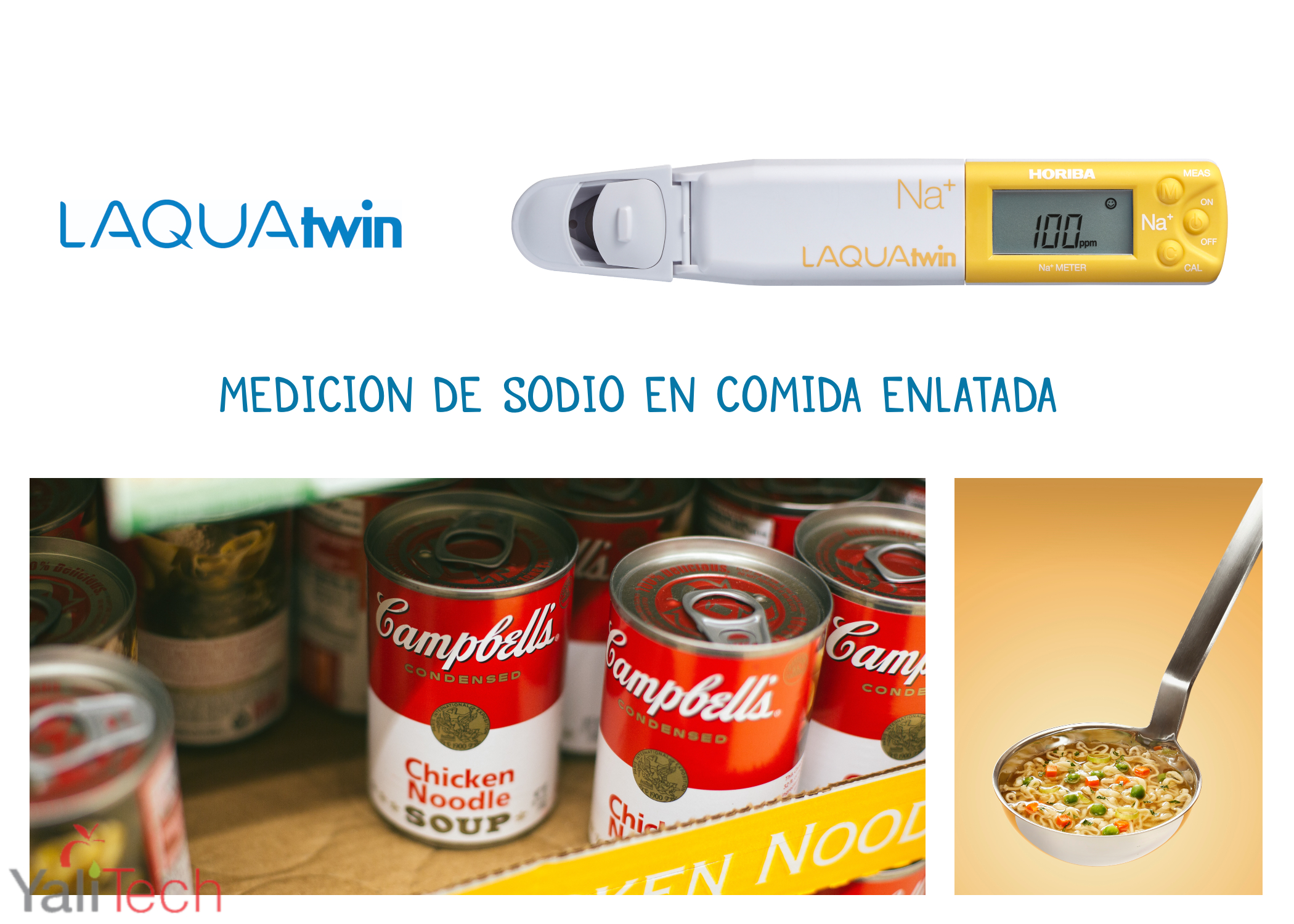 Medición de Sodio en comida enlatada