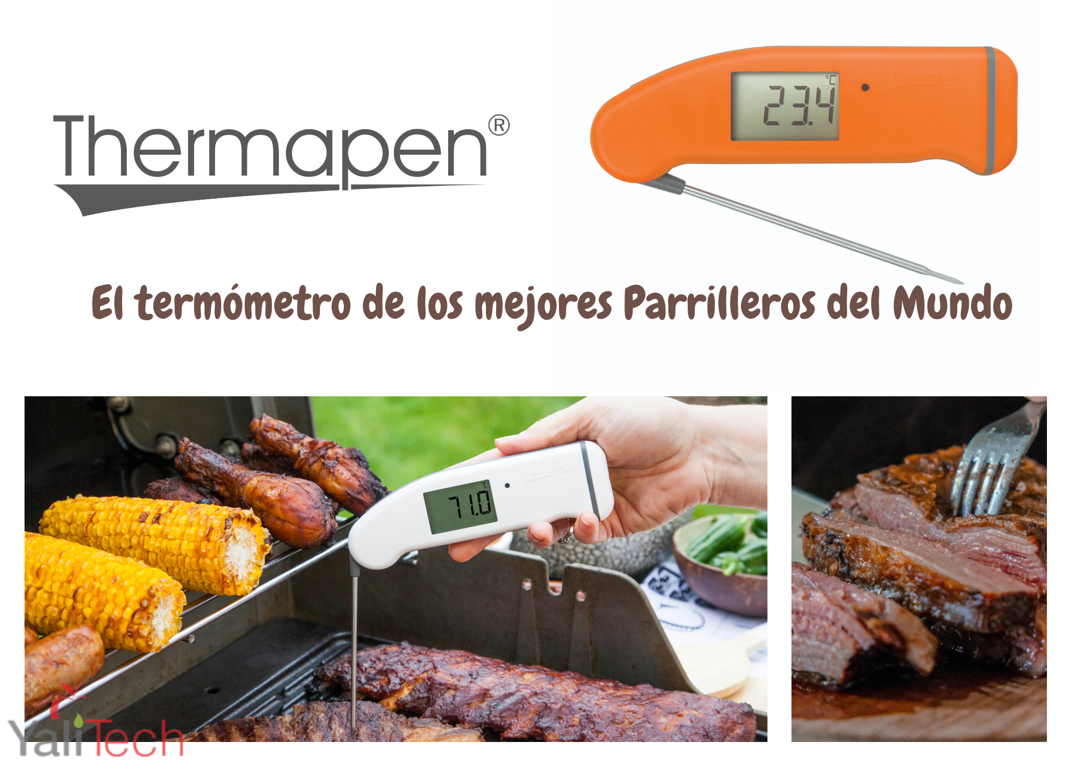 La Mejor Carne a la Parrilla se Controla por Temperatura y NO por Tiempo