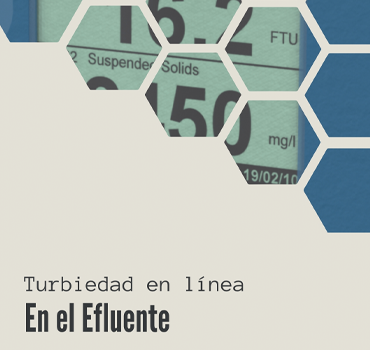 Monitoreo de la turbidez del efluente final